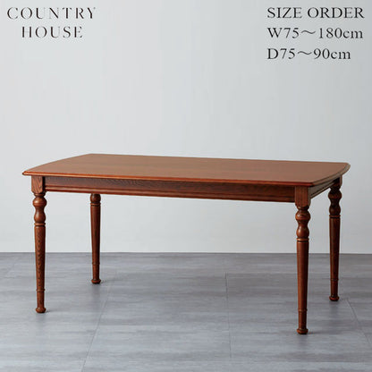 カントリーハウス ダイニング テーブル サイズ オーダー オーク材 天然木使用 国産家具 英国調 ブリティッシュ CDT31