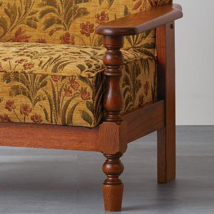 カントリーハウス 2人がけソファ W150cm サロン オーク材 天然木使用 国産家具 英国調 ブリティッシュ CLC32