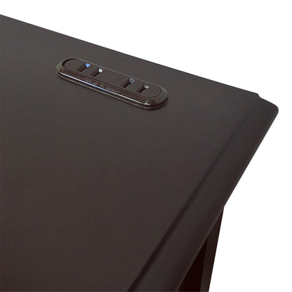 サイドボード チェスト 2口 コンセント付 幅114cm 東海家具 フルール DM SB114 マホガニー ダークブラウン 783857