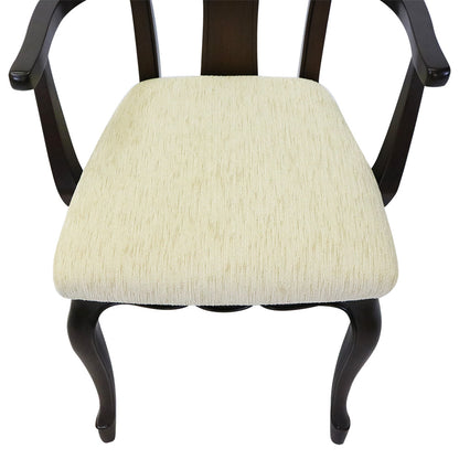 ダイニングテーブルセット アームチェア 2人掛け 3点セット W85cm 東海家具 フルール DM チェアB マホガニー ダークブラウン 264288