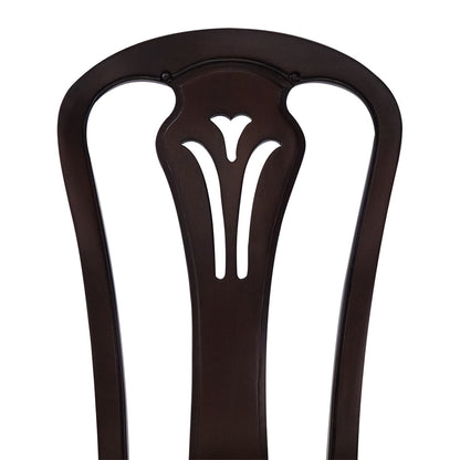 ダイニングテーブルセット 6人掛け 7点セット W180cm 東海家具 フルール DM チェアB マホガニー ダークブラウン 264318