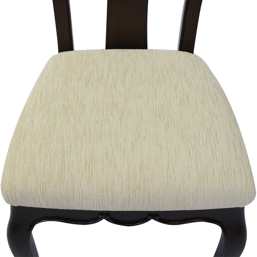 ダイニングテーブルセット 6人掛け 7点セット W180cm 東海家具 フルール DM チェアB マホガニー ダークブラウン 264318