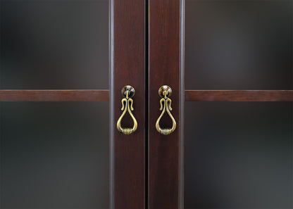 キャビネット ガラスキャビネット 東海家具 フルール DM キャビネット72 マホガニー ダークブラウン 784809