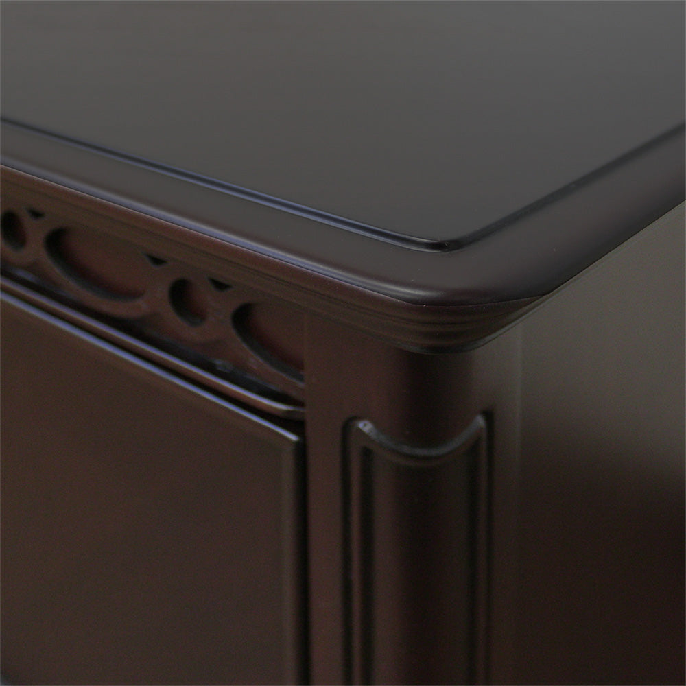 チェスト ローチェスト タンス 衣類収納 幅85cm 東海家具 フルール DM チェスト85 マホガニー ダークブラウン 783208