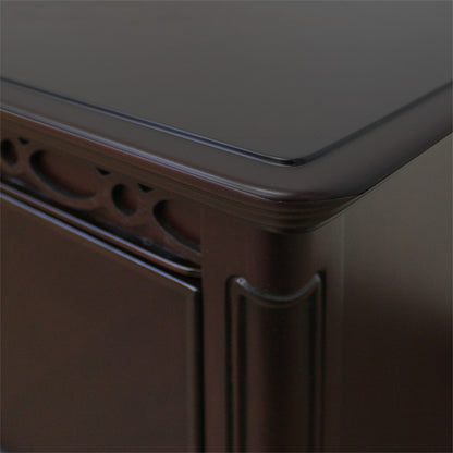 チェスト ローチェスト タンス 衣類収納 幅85cm 東海家具 フルール DM チェスト85 マホガニー ダークブラウン 783208