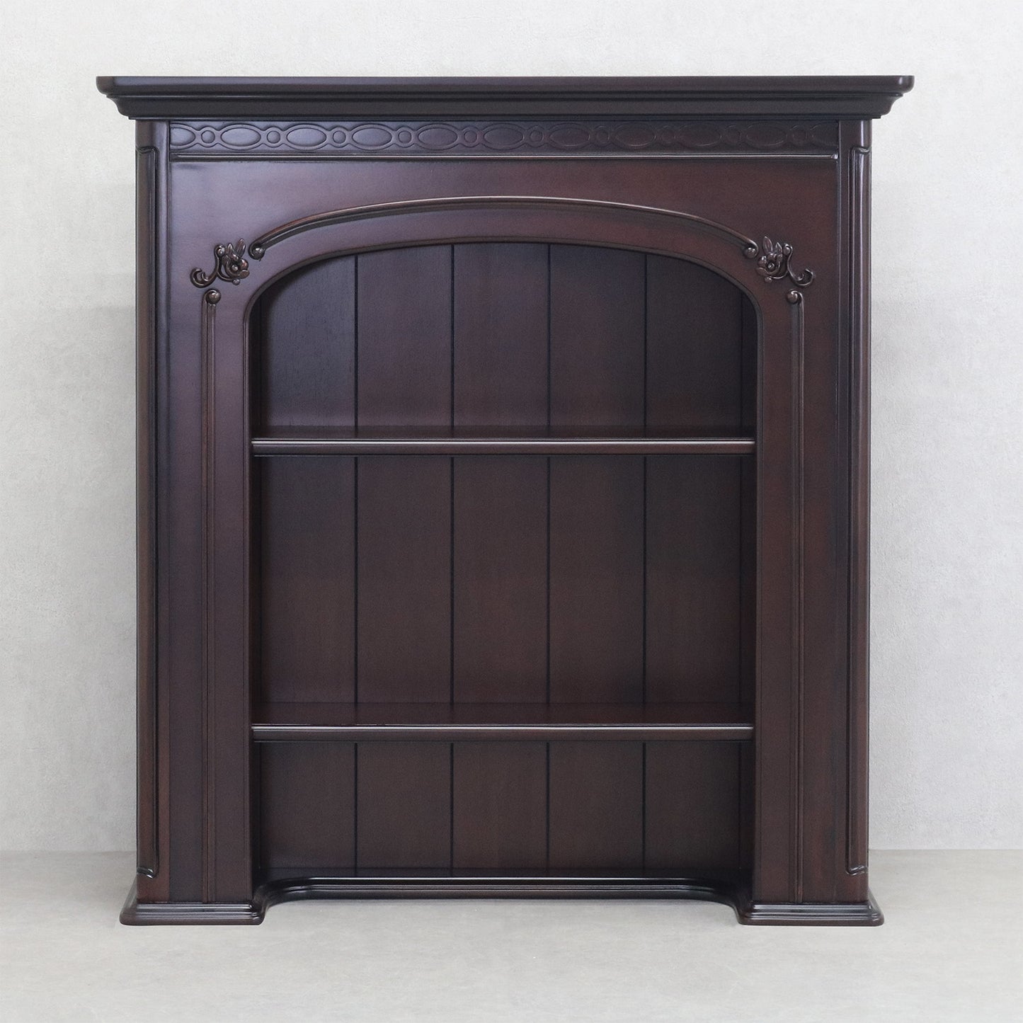 マントルピース 暖炉 アンティークブラウン 90cm幅 東海家具 フルール DM 378503