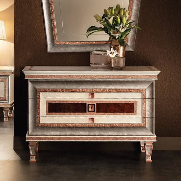 3段ワイドチェスト シングルドレッサー Dolce Vita ドルチェビータ 高級家具 イタリア製