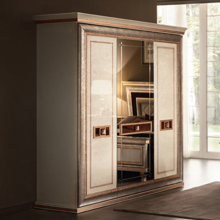 ワードローブ 3ドア Dolce Vita ドルチェビータ 高級家具 イタリア製