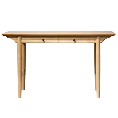 北海道民芸家具 国産家具 flumina デスク W125 ナチュラル