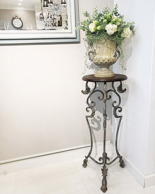 アイアンフラワースタンド 花台 サイドテーブル ロートアイアン FM-19