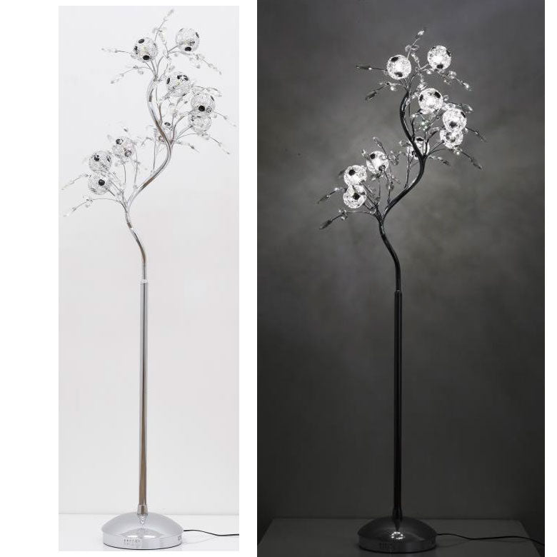 フロアスタンド サークルシルバー 9灯 フロアランプ