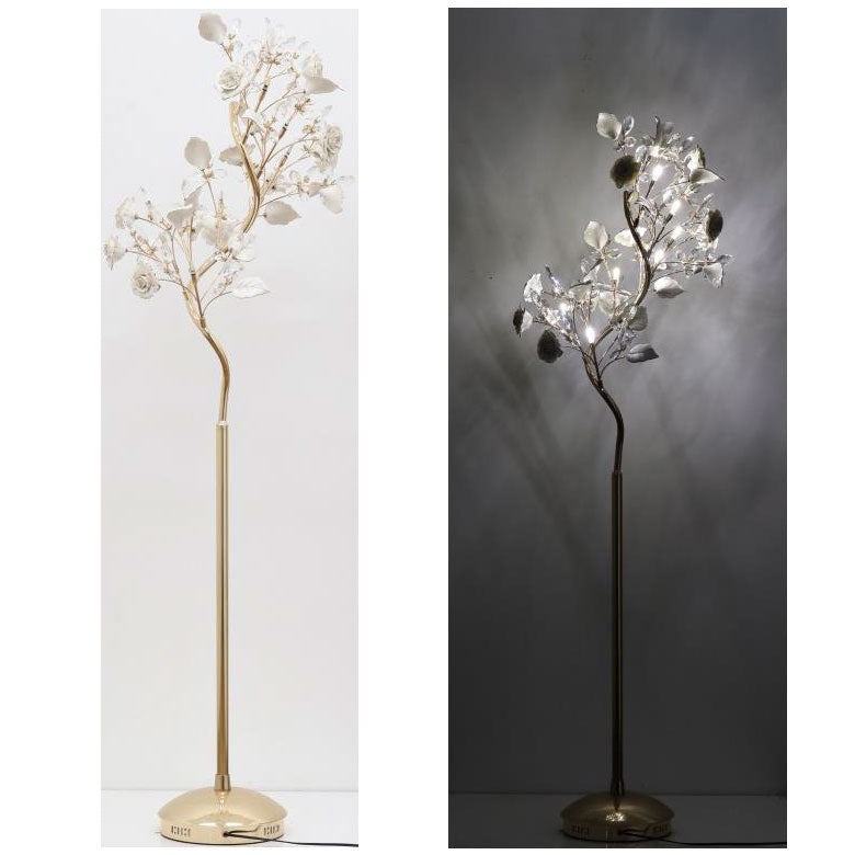 フロアスタンド ローズホワイト 9灯 フロアランプ