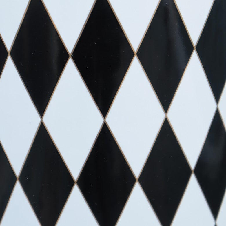 傘立て アンブレラスタンド 陶器製 ブラック x ホワイト 黒 白 モダン アート かさ立て エントランス 玄関