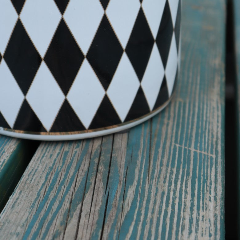 傘立て アンブレラスタンド 陶器製 ブラック x ホワイト 黒 白 モダン アート かさ立て エントランス 玄関