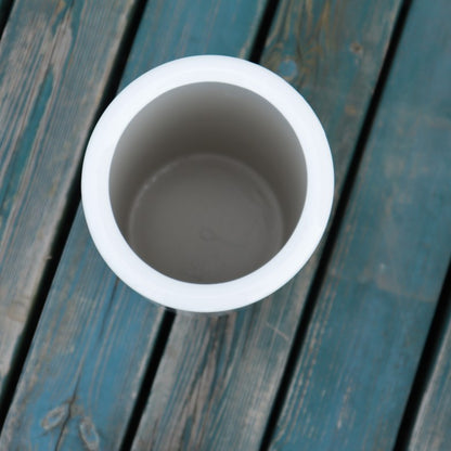 傘立て アンブレラスタンド 陶器製 ブラック x ホワイト 黒 白 モダン アート かさ立て エントランス 玄関