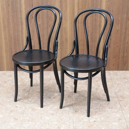 ベントウッドチェア 2脚セット イギリス 木製 アンティーク 曲木 1