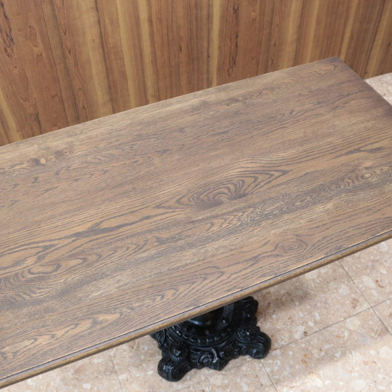 パブテーブル 120cm イギリス 木製 アンティーク ロートアイアン