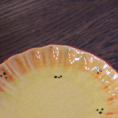 ポルトガル製 モーニングプレート ストロベリー 陶器 ベリー柄