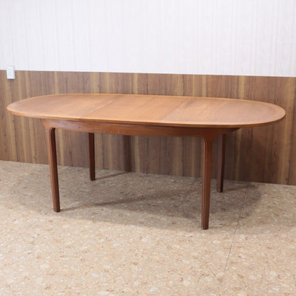 ダイニングテーブル ネイサン オーバル ヴィンテージ イギリス NATHAN チーク 伸長式