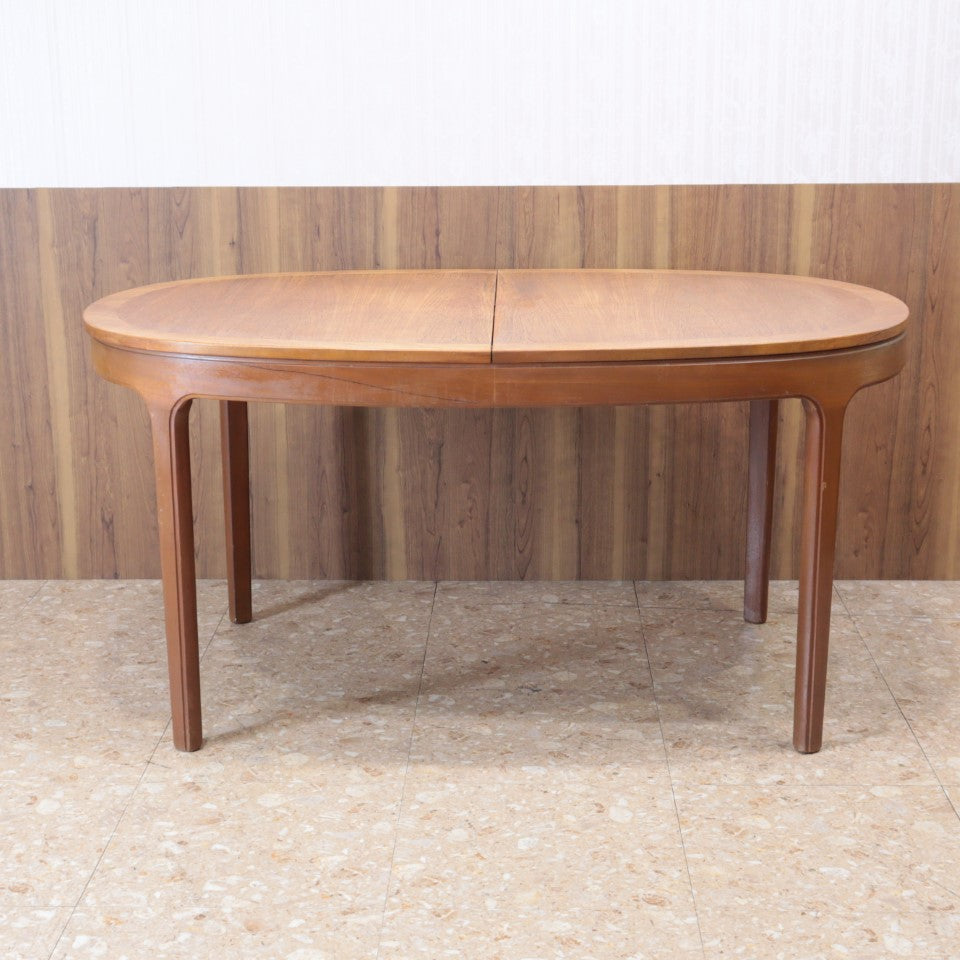 ダイニングテーブル ネイサン オーバル ヴィンテージ イギリス NATHAN チーク 伸長式