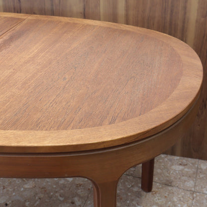 ダイニングテーブル ネイサン オーバル ヴィンテージ イギリス NATHAN チーク 伸長式