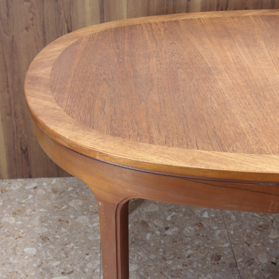 ダイニングテーブル ネイサン オーバル ヴィンテージ イギリス NATHAN チーク 伸長式