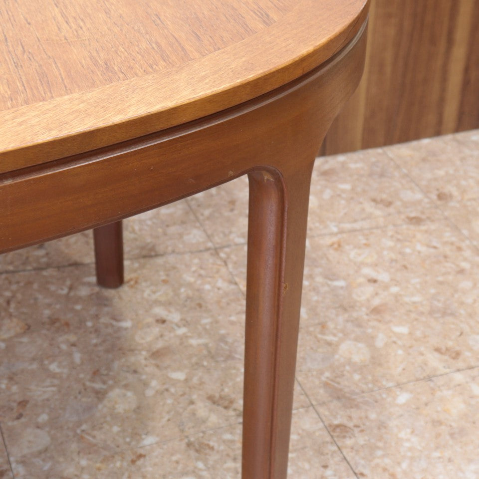 ダイニングテーブル ネイサン オーバル ヴィンテージ イギリス NATHAN チーク 伸長式