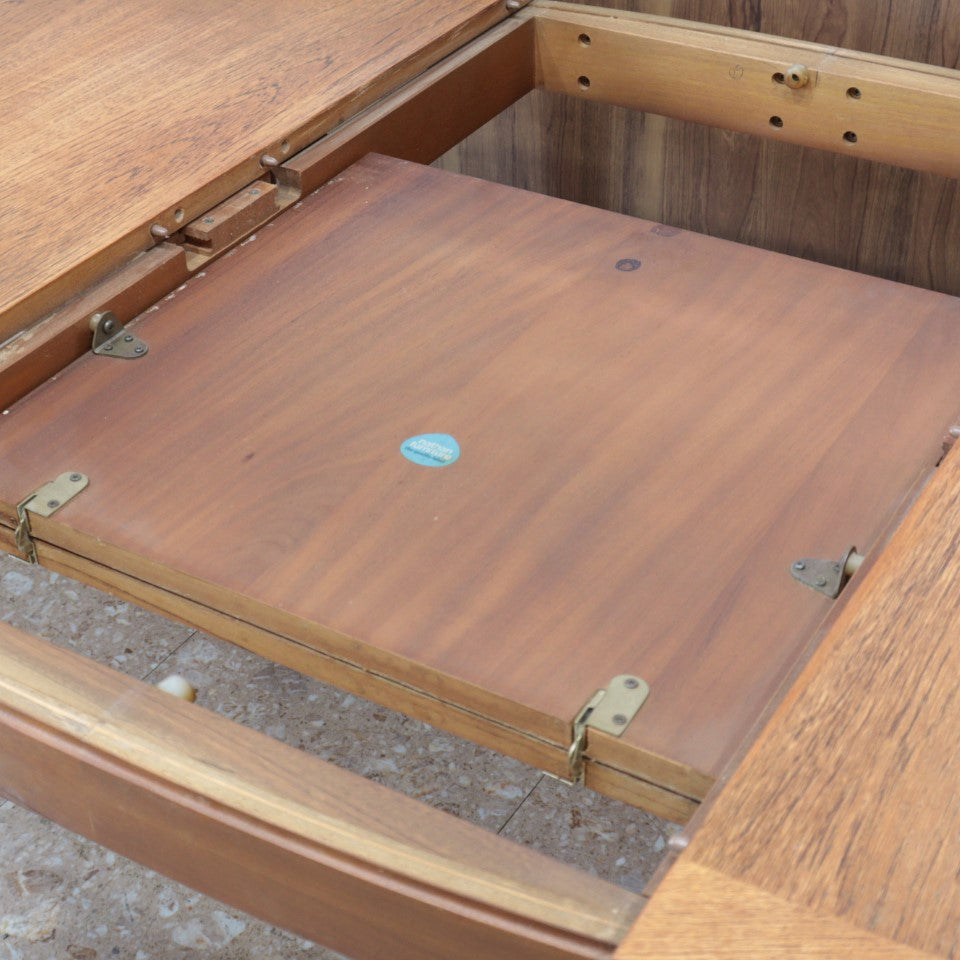 ダイニングテーブル ネイサン オーバル ヴィンテージ イギリス NATHAN チーク 伸長式