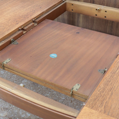 ダイニングテーブル ネイサン オーバル ヴィンテージ イギリス NATHAN チーク 伸長式