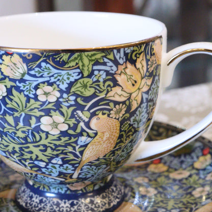 カップ&ソーサー ロイヤルアーデン 陶器 バード＆ストロベリー いちご泥棒