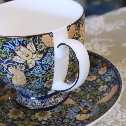 カップ&ソーサー ロイヤルアーデン 陶器 バード＆ストロベリー いちご泥棒