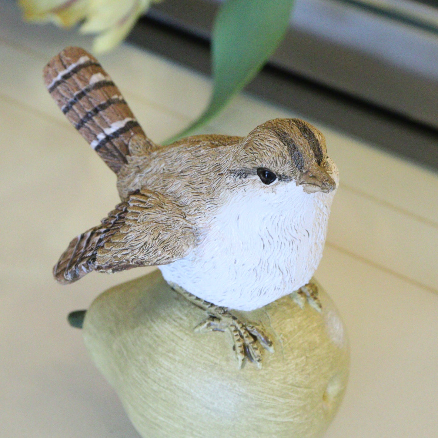 ガーデンオブジェ フルーツバード 洋ナシ オーナメント 置物