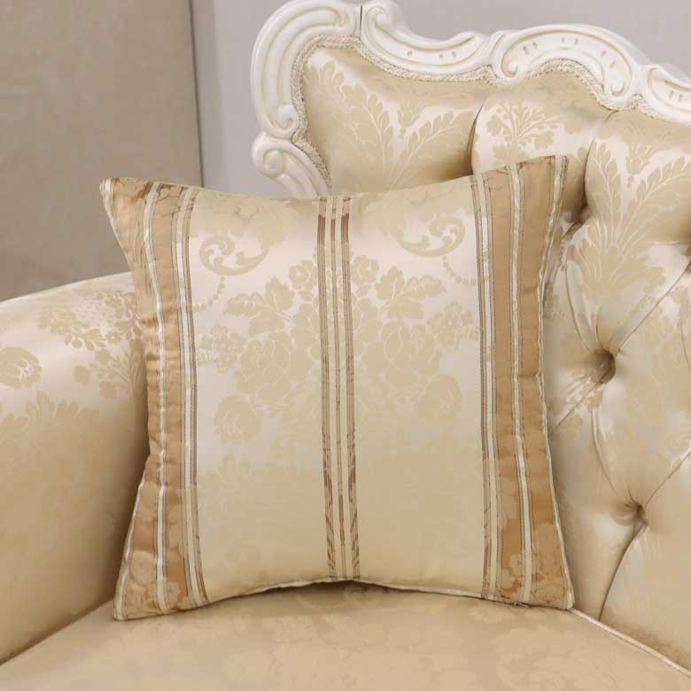 イタリア 2人掛け ソファ シャンパンゴールド ホワイト 2Pソファ Leblanc/2P