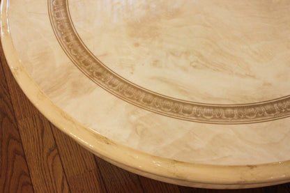 レオナルド センターテーブル アイボリー イタリア キャメル ローテーブル