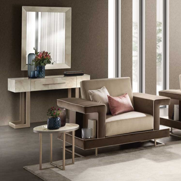 コスメデスク 128cm幅 単品 コンソール Arredoclassic アレドクラシック ADORA Luce Light ルーチェライト 高級家具 イタリア製