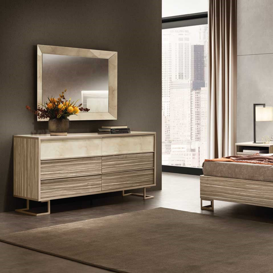 ワイドチェスト 3段 6引出 163cm幅 Arredoclassic アレドクラシック ADORA Luce Light ルーチェライト 高級家具 イタリア製