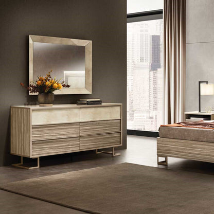 ワイドチェスト 3段 6引出 163cm幅 Arredoclassic アレドクラシック ADORA Luce Light ルーチェライト 高級家具 イタリア製