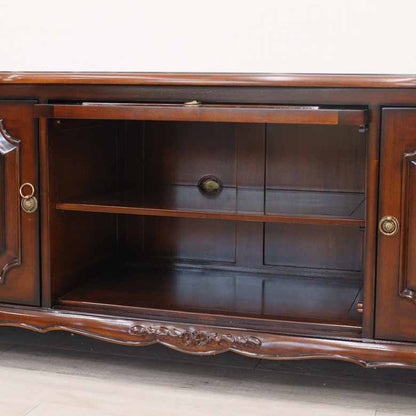 テレビボード マホガニー 180cm ローキャビネット テレビ台