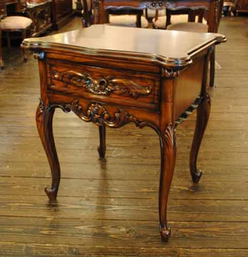 サイドテーブル マホガニー ランプテーブル チェスト 猫脚