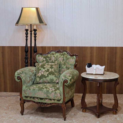 イタリア 1人掛け ソファ 金華山 グリーン 1Pソファ MR/1P