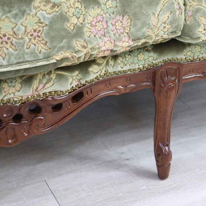 イタリア 3人掛け ソファ 金華山 グリーン 3Pソファ MR/3P