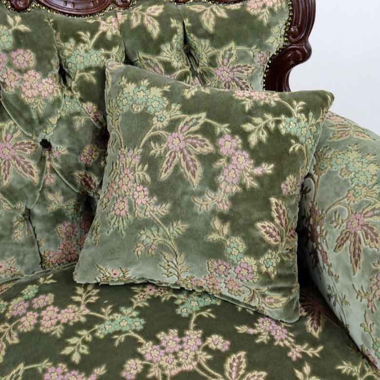 イタリア 3人掛け ソファ 金華山 グリーン 3Pソファ MR/3P