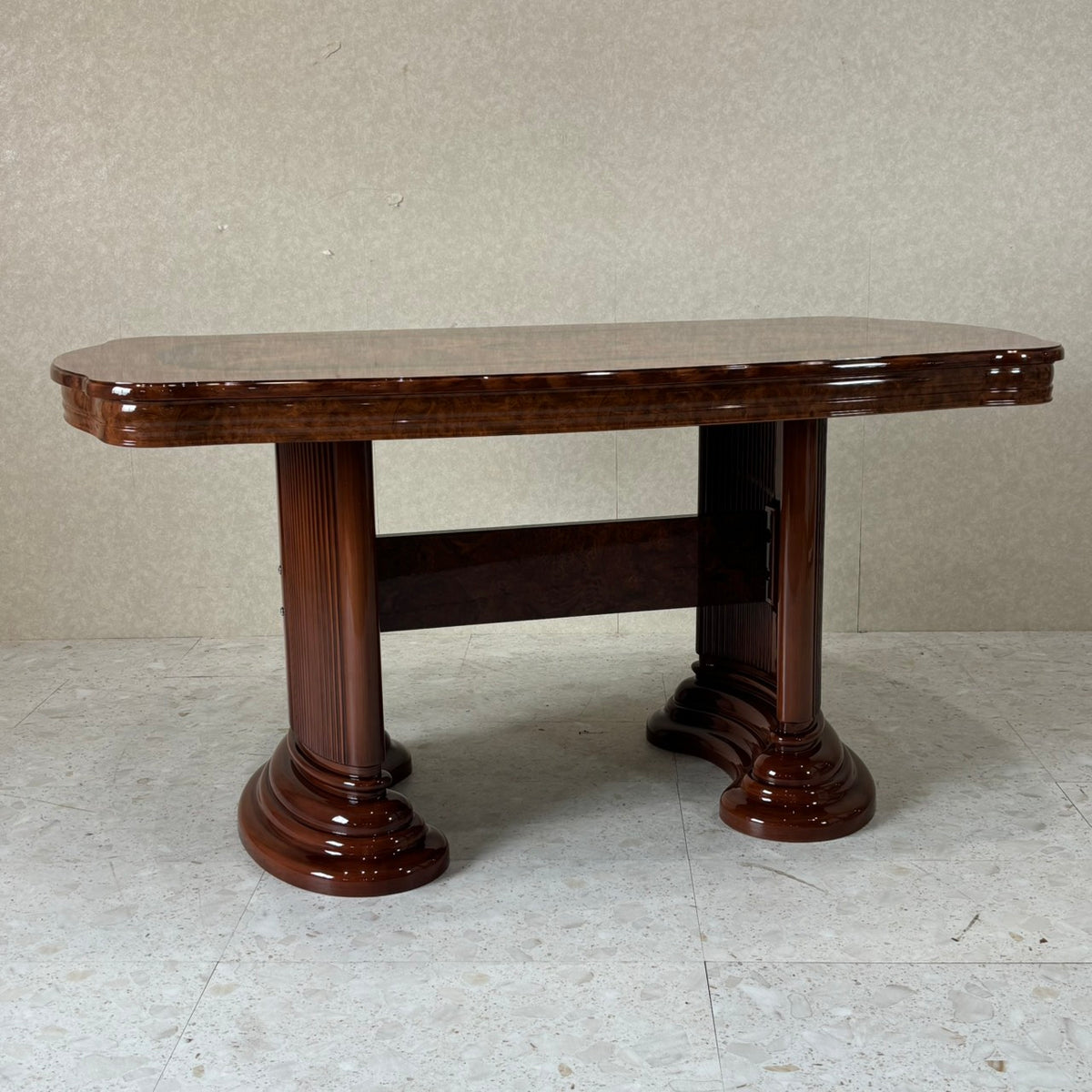 【カート投入で50%OFF!】サルタレッリ ダイニングテーブル 145cm  ウォールナット AM145FL