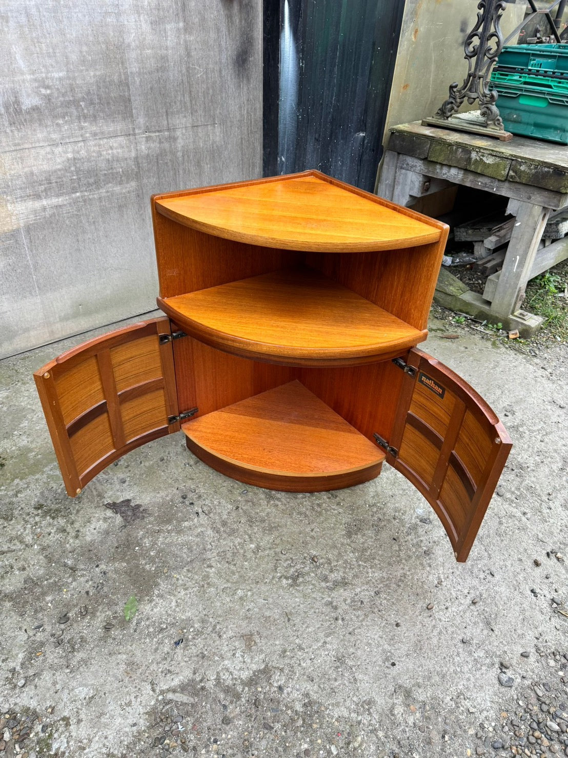 コーナーキャビネット NATHAN ヴィンテージ イギリス コンソール ネイサン