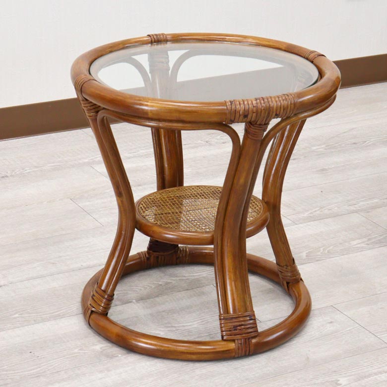 ラタンリクライニングチェア一人がけ 軽量 ソファー テーブルセット