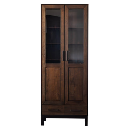 北海道民芸家具 国産家具 キャビネット W70 厳選素材 W&B ダブルビー キャビネット70