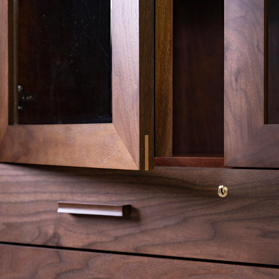 北海道民芸家具 国産家具 キャビネット W80 厳選素材 W&B ダブルビー スモールキャビネット