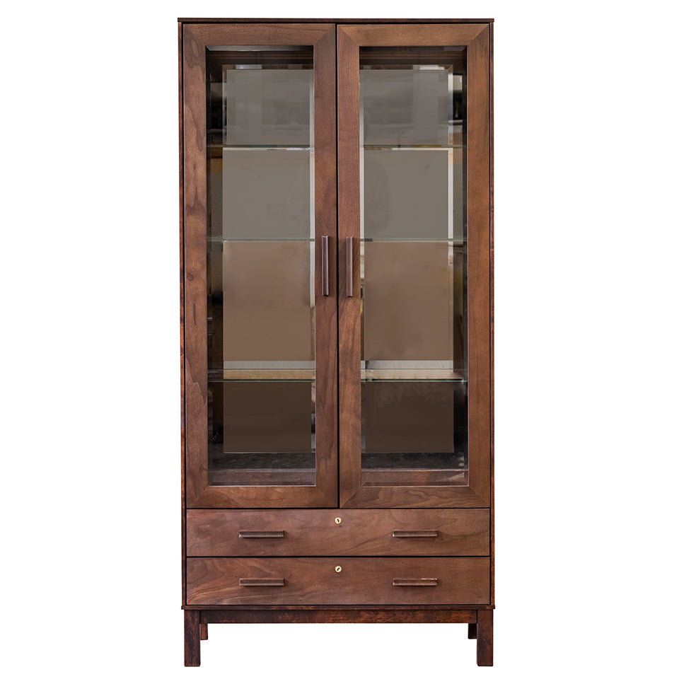 北海道民芸家具 国産家具 キャビネット W80 厳選素材 W&B ダブルビー コレクションボード80