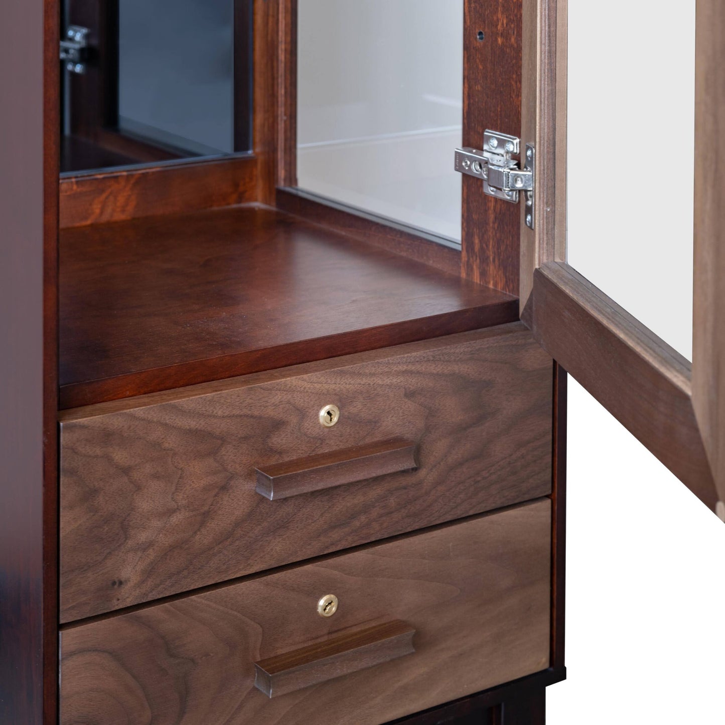 北海道民芸家具 国産家具 キャビネット W40 厳選素材 W&B ダブルビー コレクションボード40