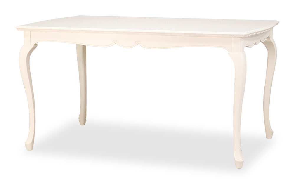 ダイニングテーブルセット 4人掛け 5点セット W140cm 東海家具 フルール WH チェアD マホガニー ホワイト 264509